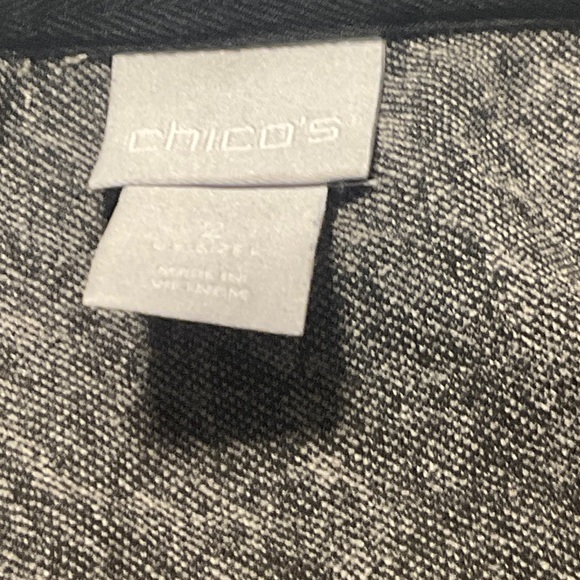 Chico's Leopard Print Top - Black and Tan - Picture 7 of 8